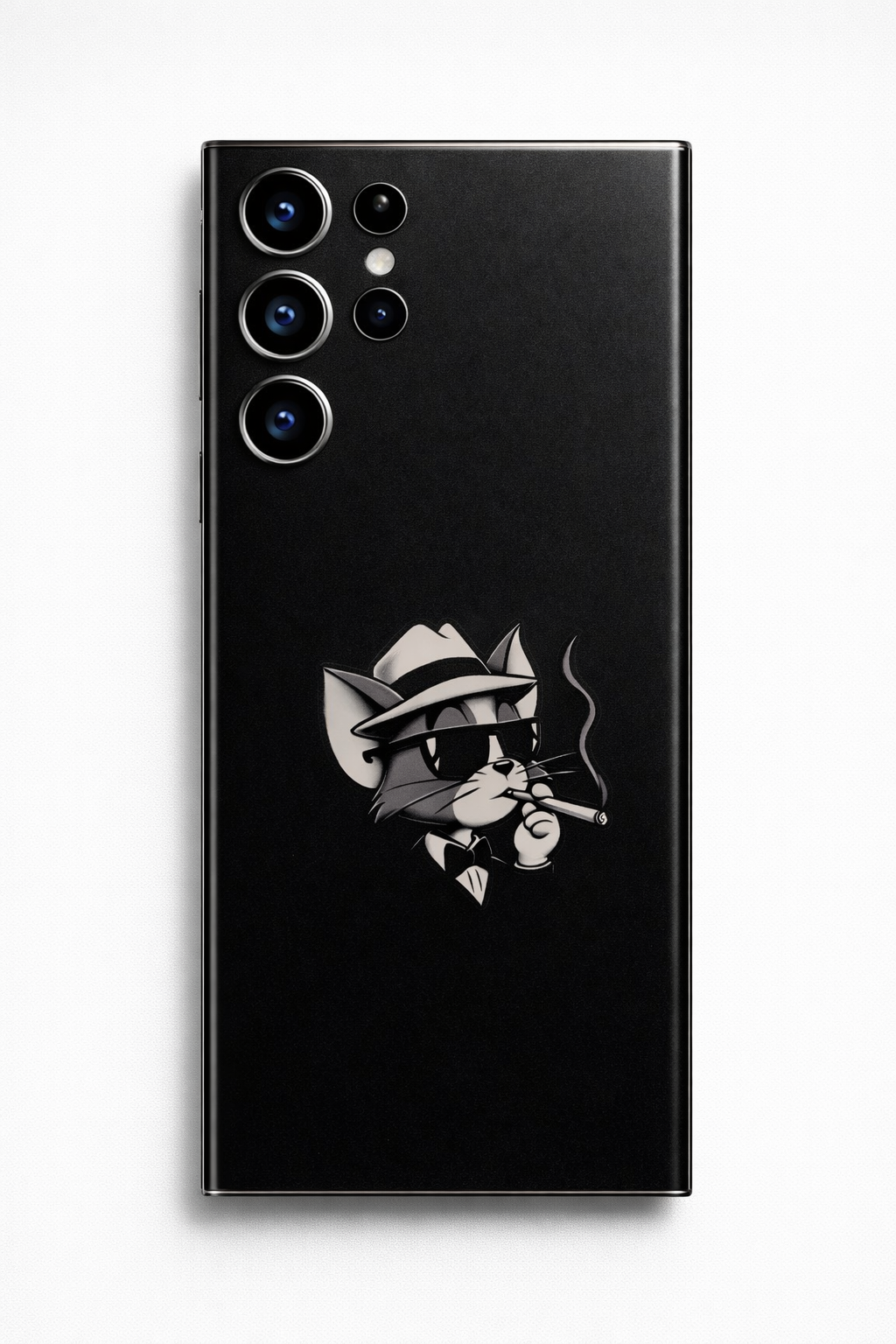 Cool Tom Cat Noir Phone Skin – Black Edition