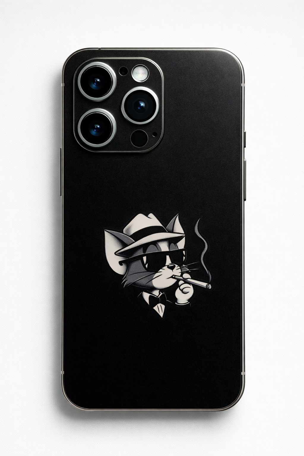 Cool Tom Cat Noir Phone Skin – Black Edition